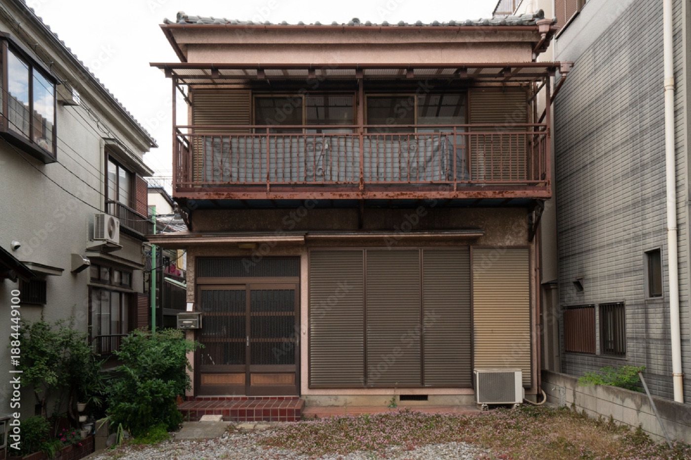 再建築不可の戸建の外観